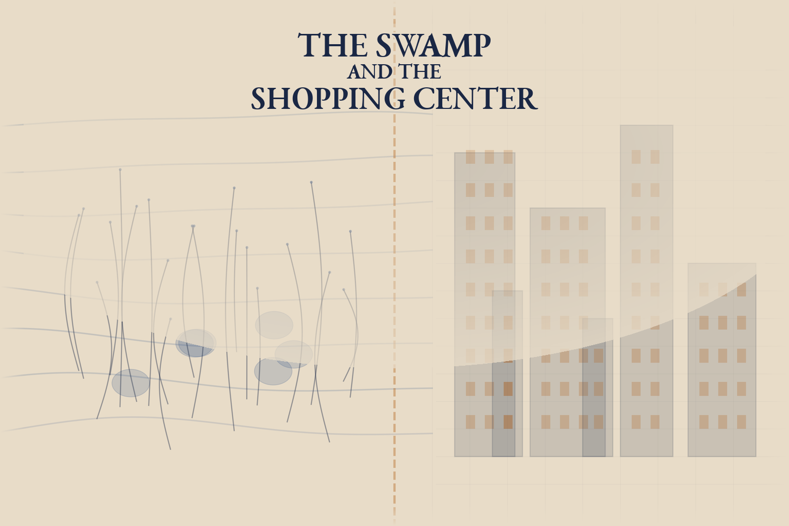 The swamp and the shopping center