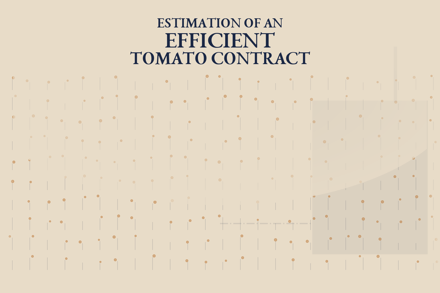 Estimation of an efficient tomato contract