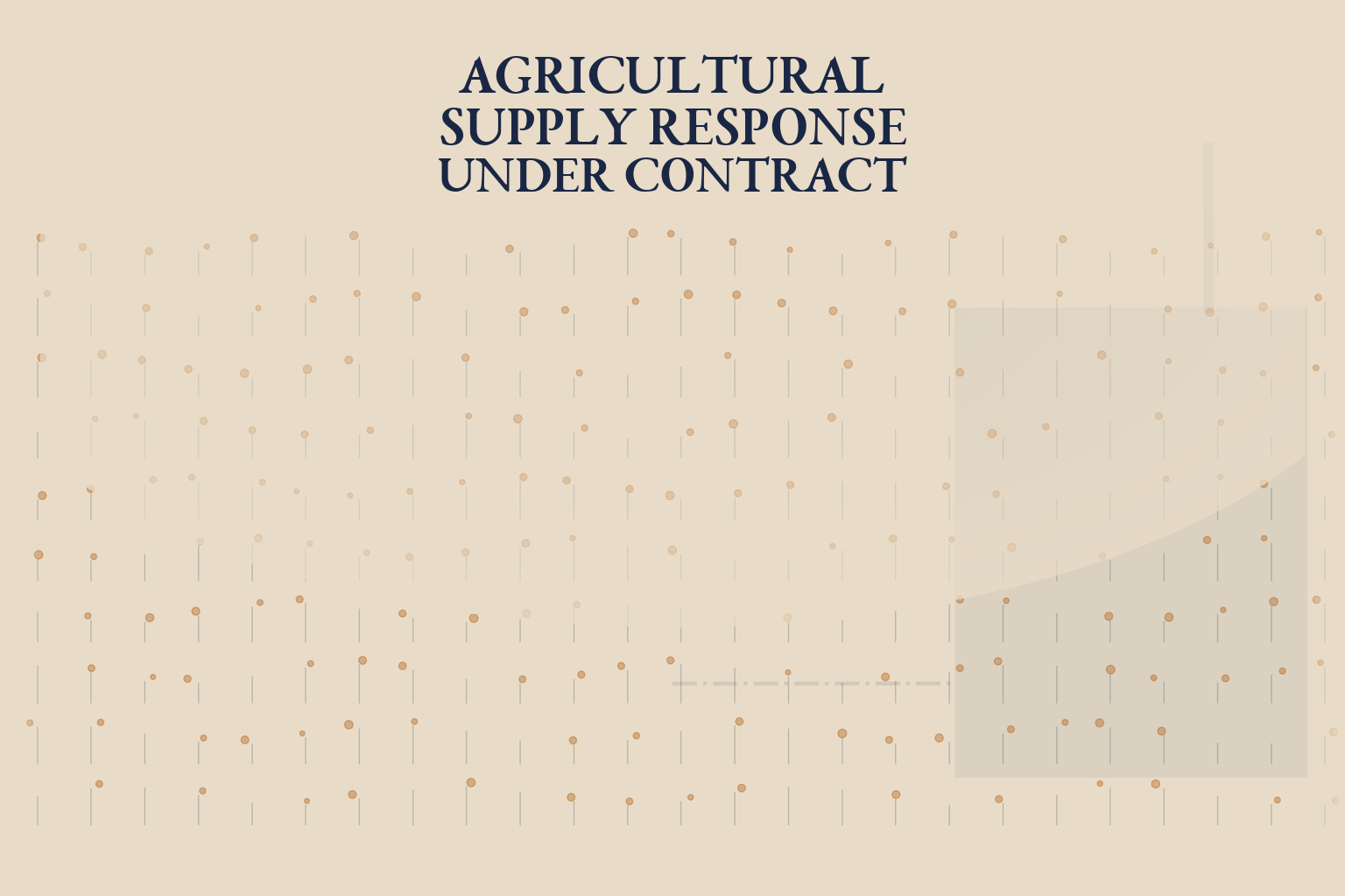 Agricultural supply response under contract